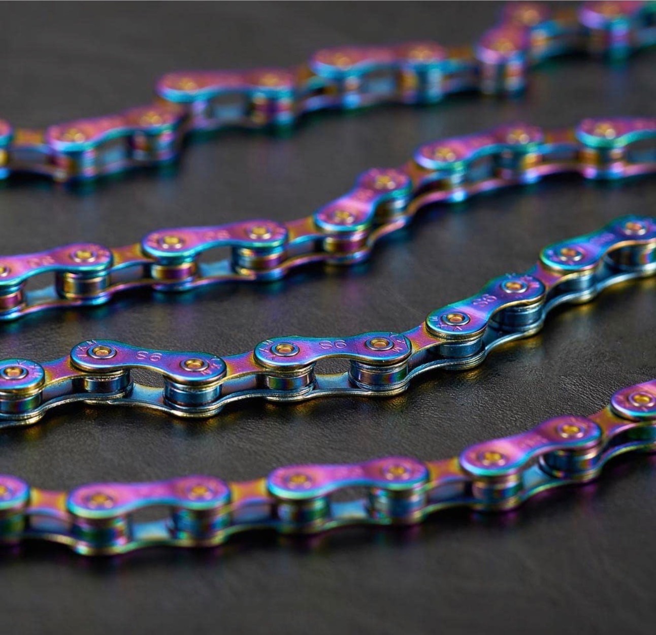 VXM Bike Chain Rainbow 6/7/8 Speed 116 Link Lightweight Chain