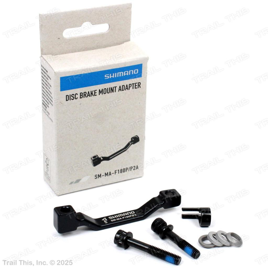 Shimano SM-MA-F18 Bicycle Post Mount Disc Brake Adaptor 160mm to 180mm – 180P/P2