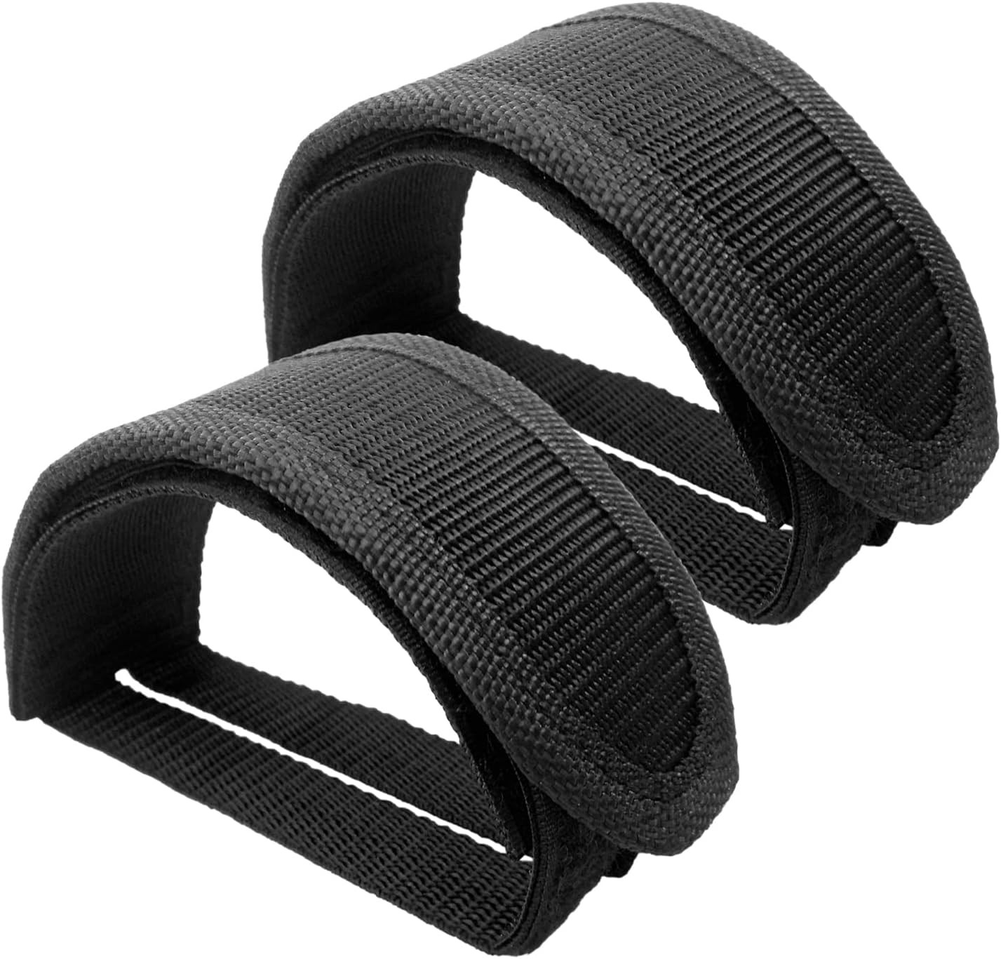 1 Pair Adjustable Bike Pedal Straps Anti-Slip Fixie Toe Clips for Cycling