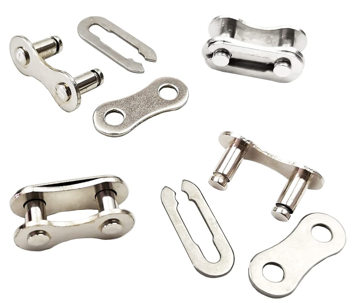 4 Pairs Bicycle Missing Link 1/6/7/8/9/10/11/12 Speed Chain Reusable Steel Bi…