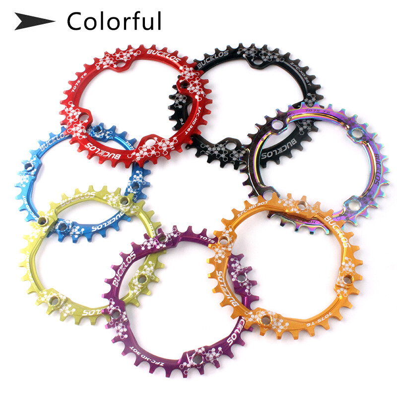 104 BCD Chainring Round Oval 32t 34t 36t 38t 40t 42t 4-Bolt MTB Bike For Shimano