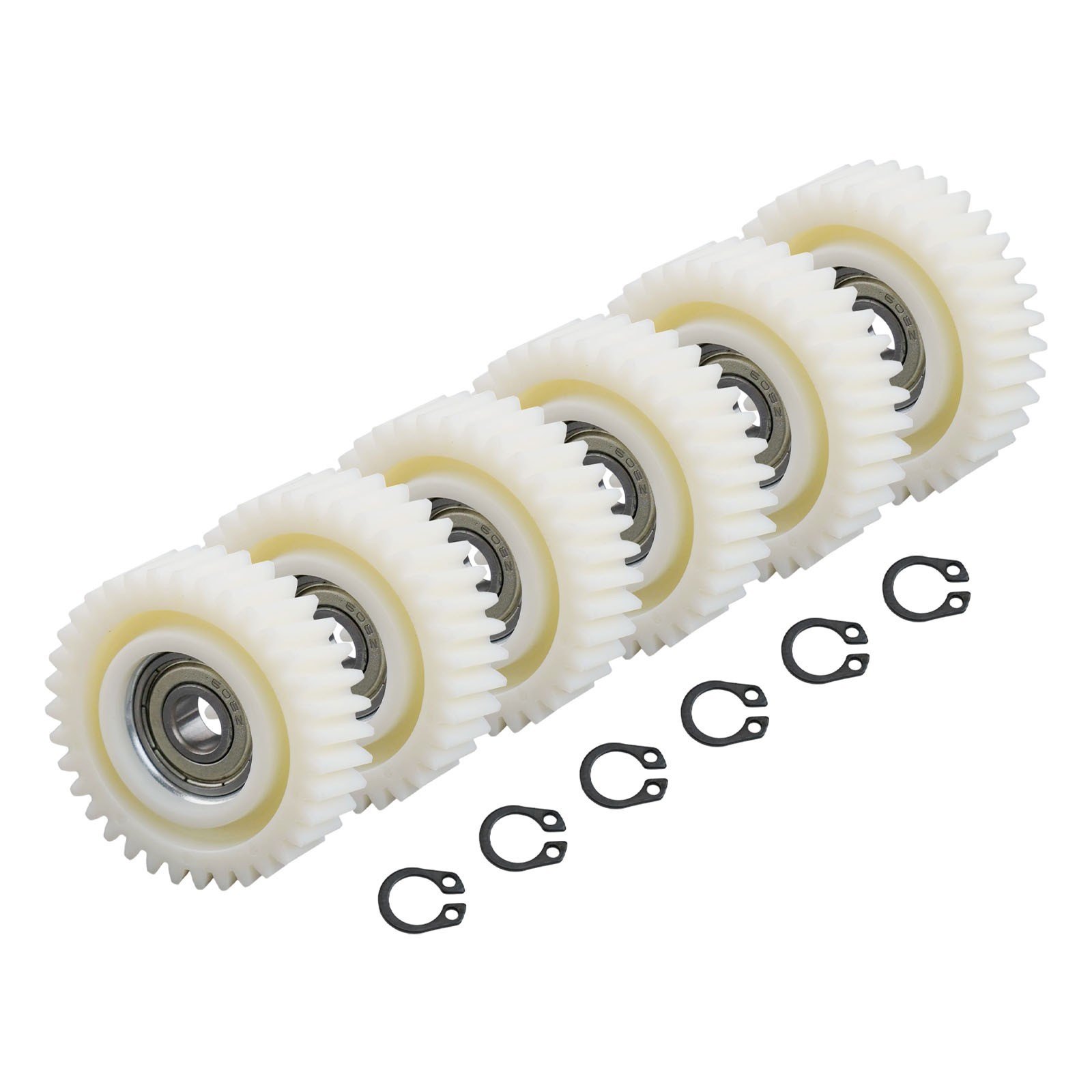 Planetary Gear Kit for EBike Hub Motor Six Piece Nylon Set with Bearings