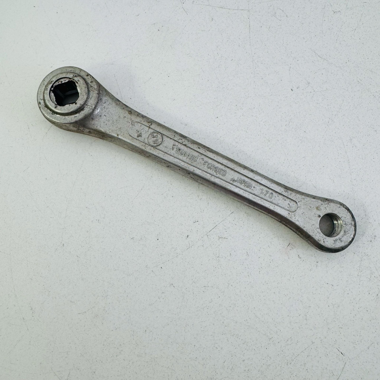 Vintage Sugino Left Crank Arm 170mm Square Taper Silver Japan Road MTB Bike A83