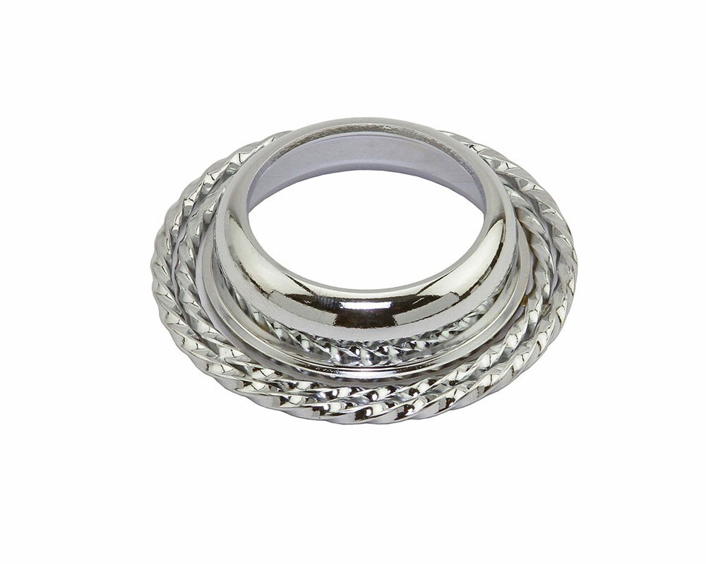 VINTAGE LOWRIDER 51MM LONG DOUBLE SQUARE TWISTED CHROME BOTTOM BRACKET CUP.