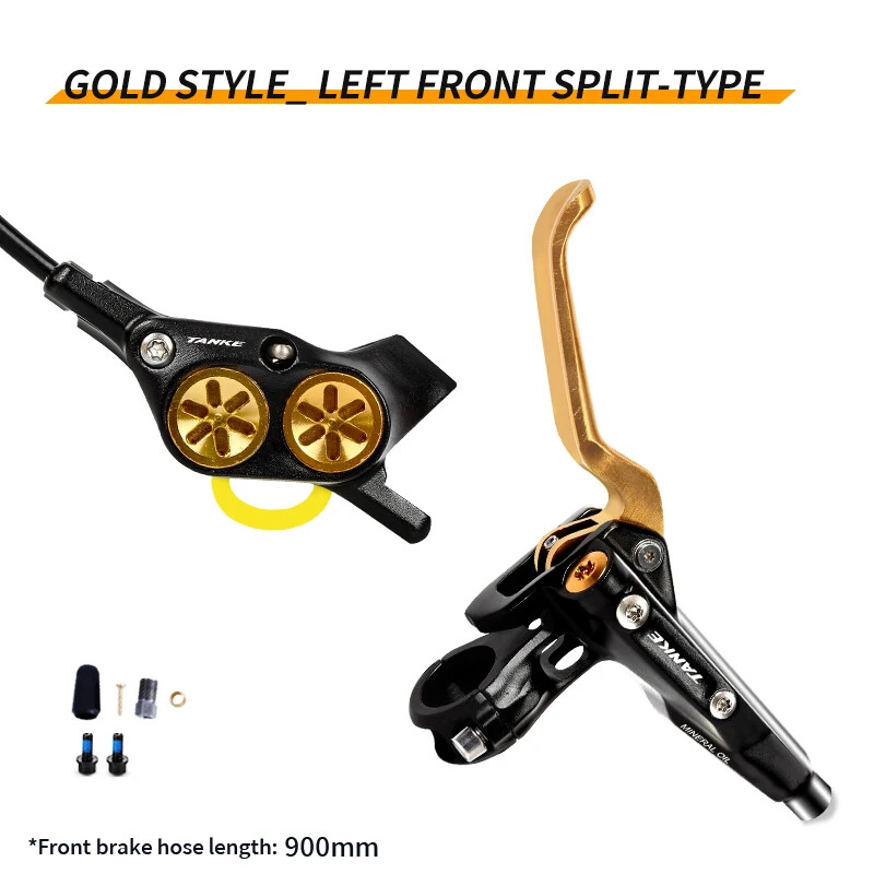 4 Pistons Mountain Road Bike Hydraulic Disc Brake 900/1700mm Oil Pressure Brake