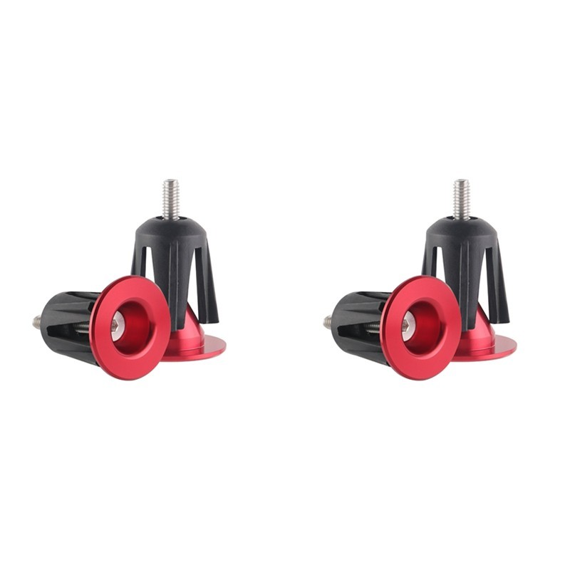 Colorful Aluminum Alloy Bicycle Handlebar End Secure Fit for Mountain Bike
