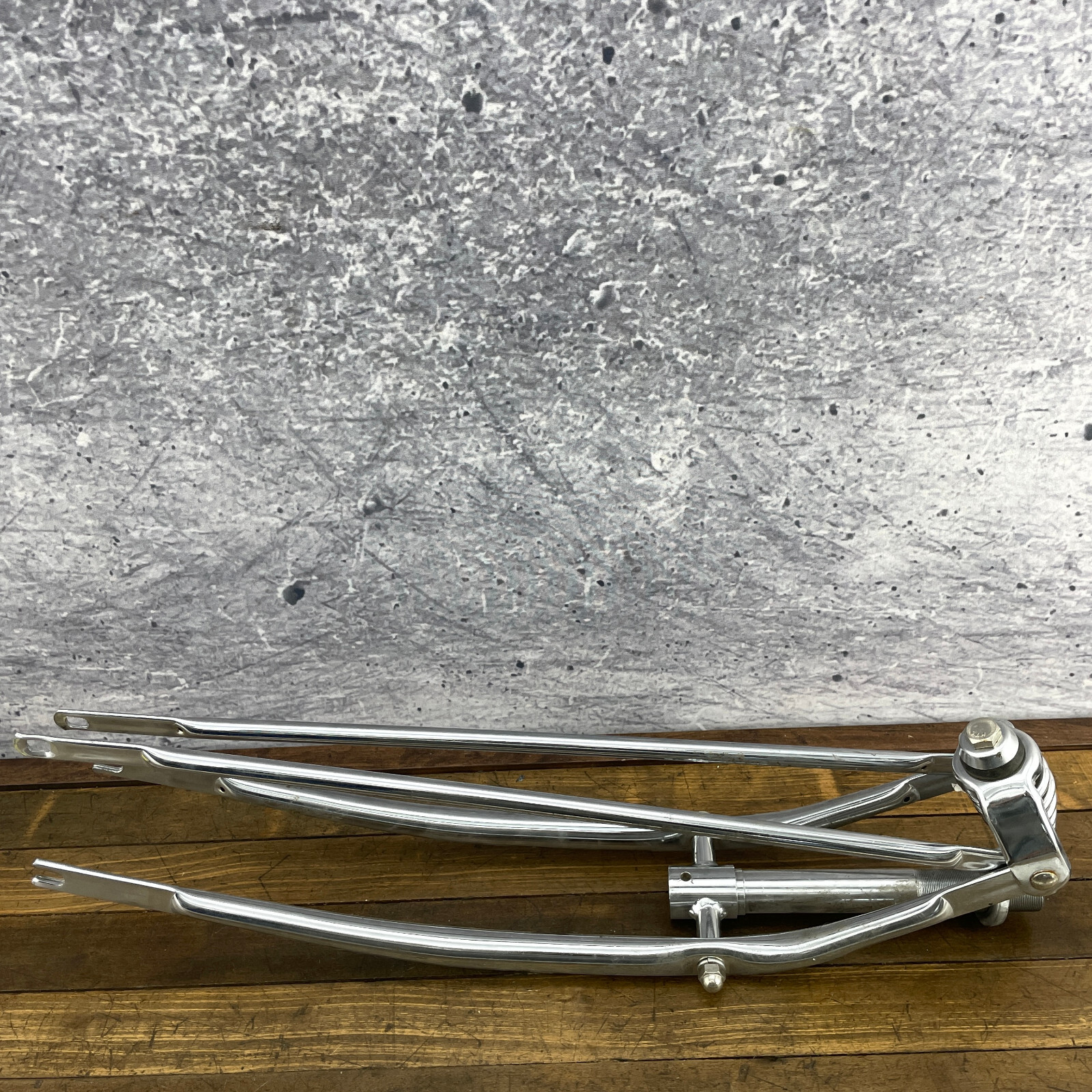 Springer Fork 26 x 1 in Threaded Chrome Spring Chopper Lowrider Vintage Rat Rod