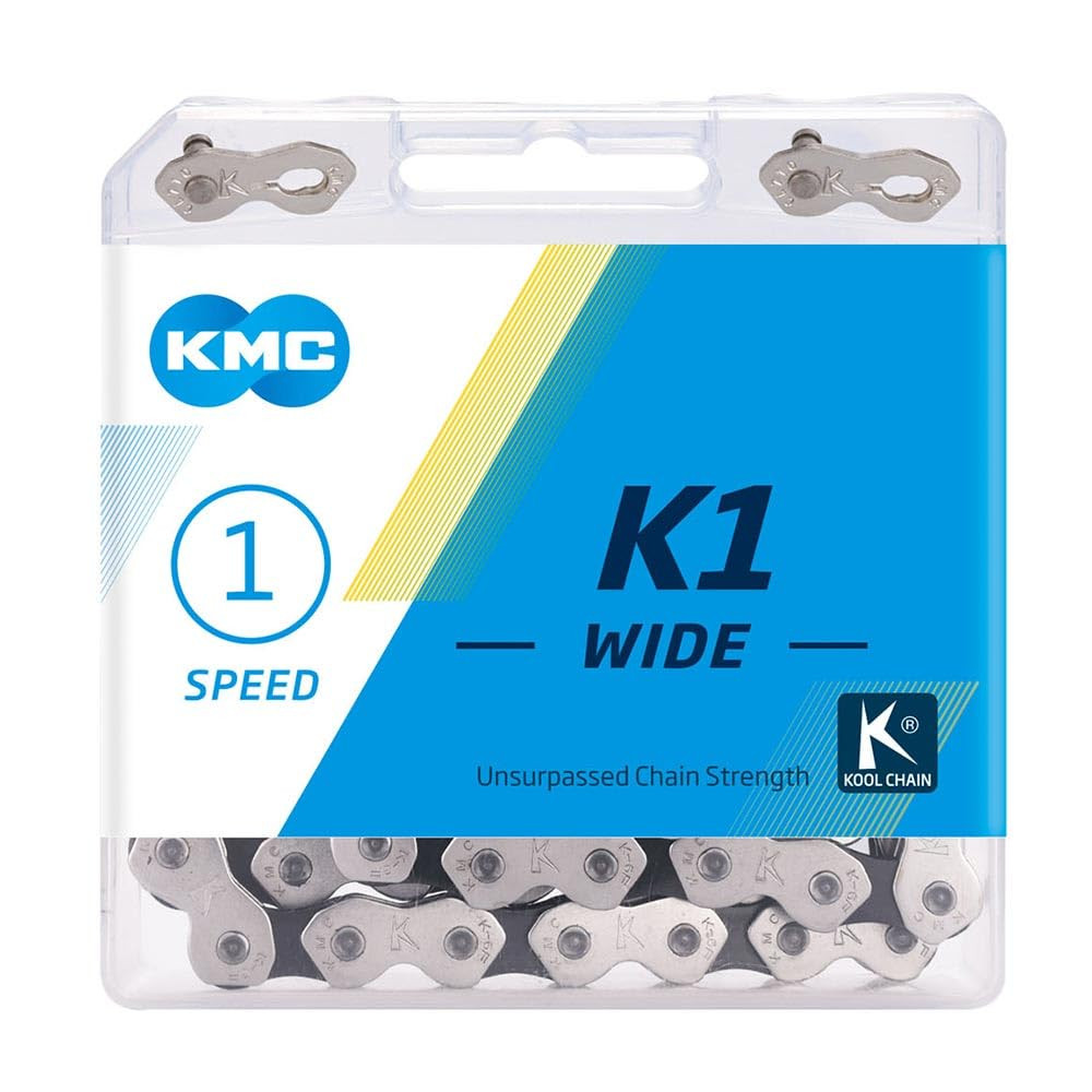 KMC Bike Chain K1, Heavy Duty BMX Chain, Unbeatable Strength & Great Looks, Sing