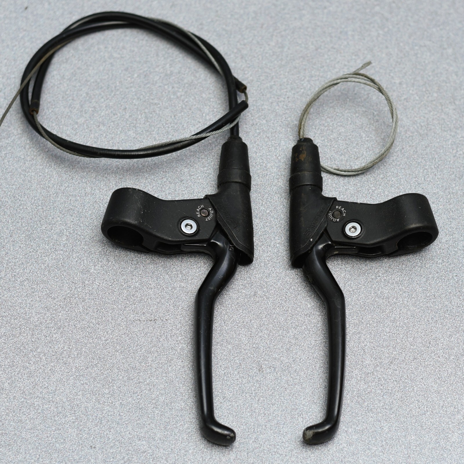 Shimano Deore XT 4-Finger Brake Levers, BL-M730, vintage mtb