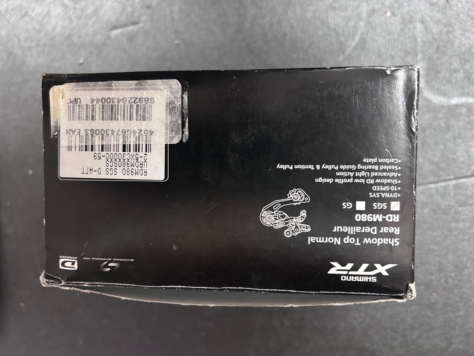 Shimano XTR Shadow Rear Derailleur – NIB 10 speed RD-M980 SGS Top Normal $240