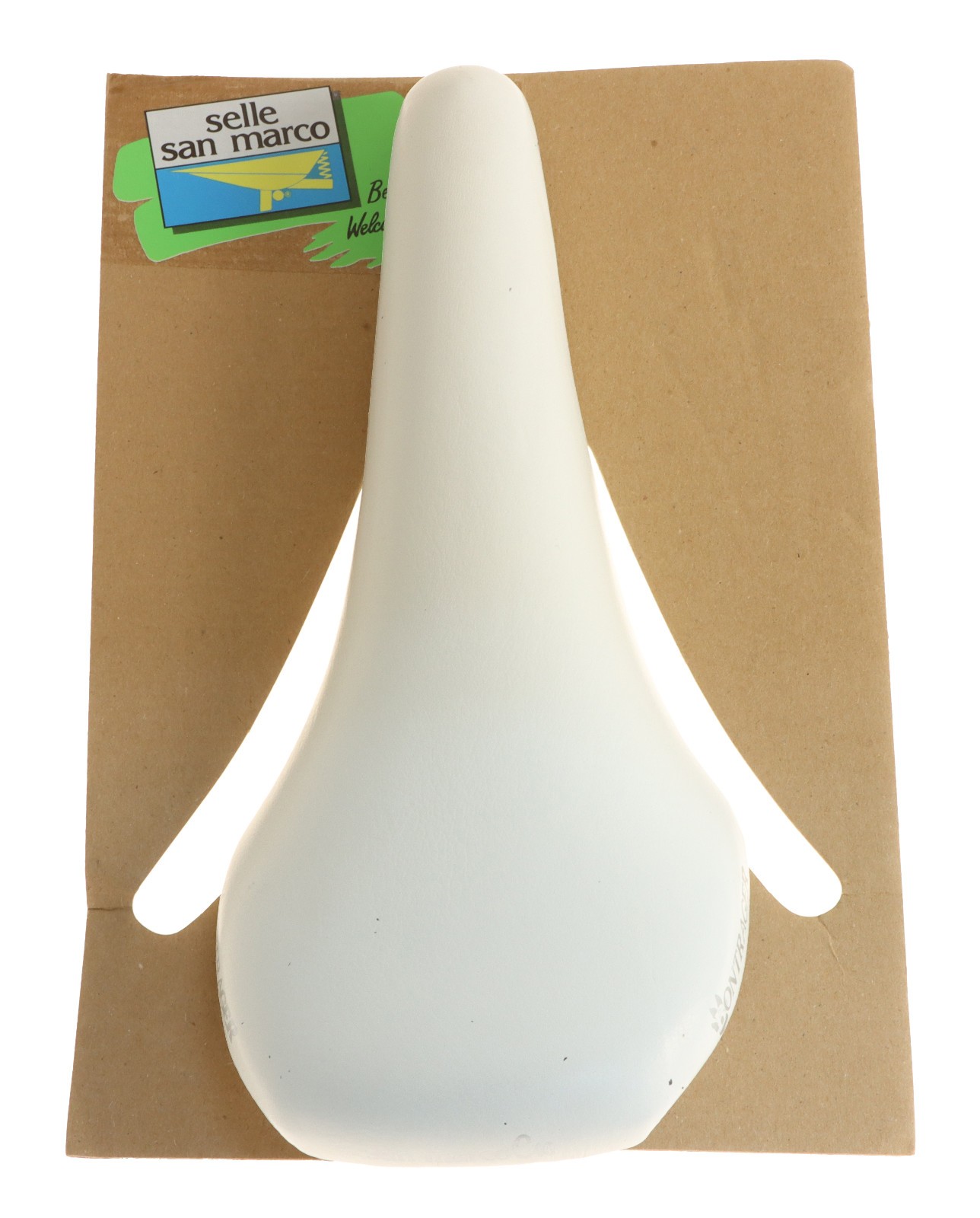 Selle San Marco Bontrager Saddle C40 Steel White Smooth Leather 90s NOS NEW