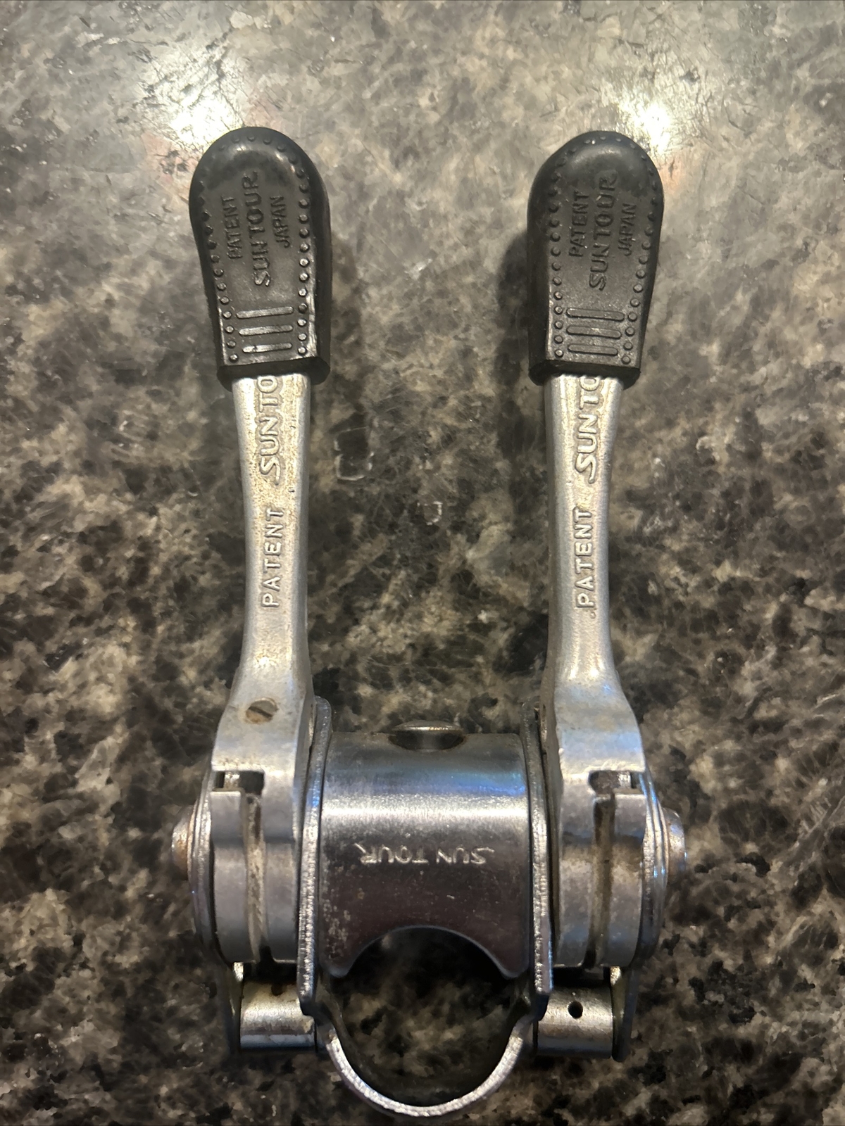 22.2mm Stem Mount Suntour Ratcheting Friction Power Shifters Early 70s