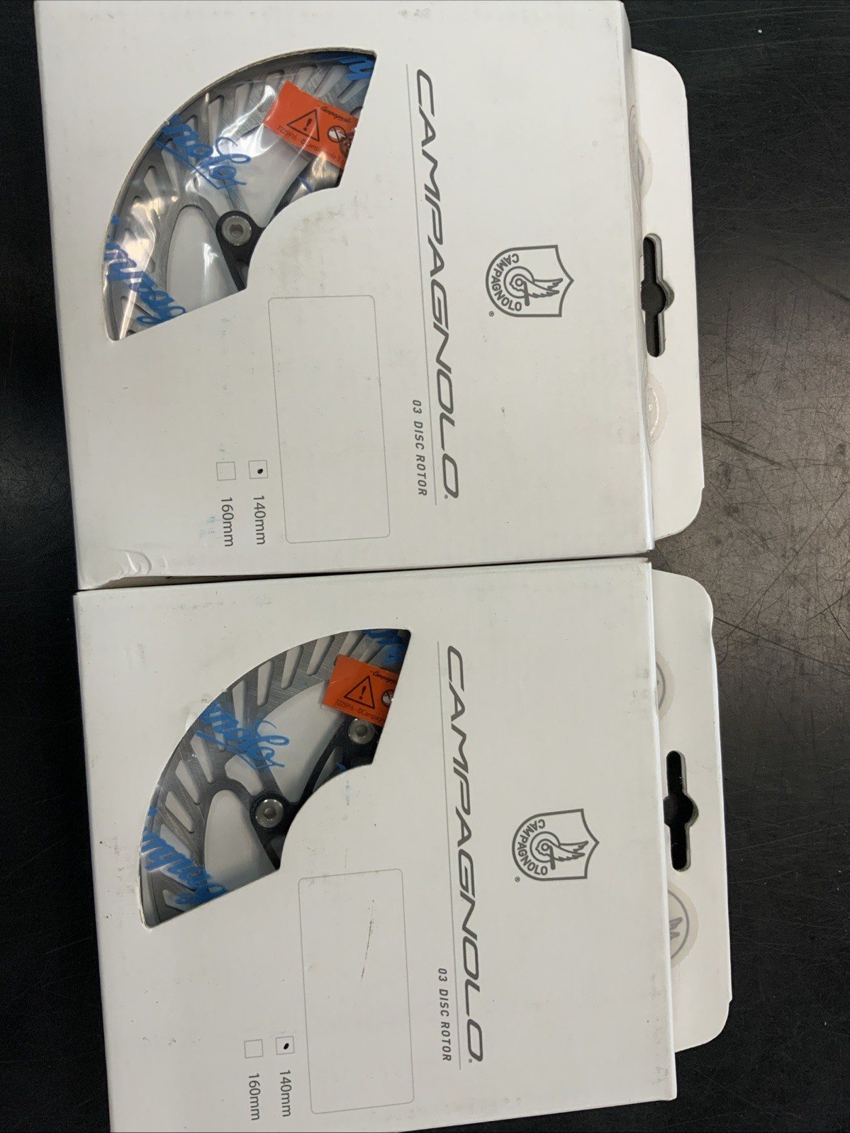 Campagnolo 03 2-Piece Floating Cntr Mnt Disc Rotor 140mm SOLD AS A PAIR