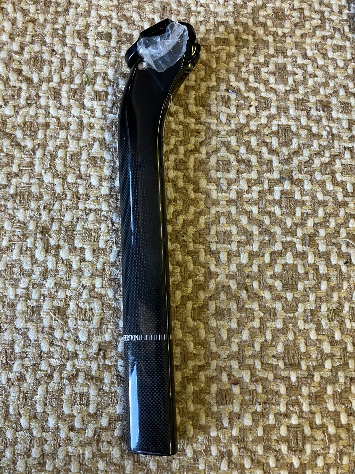 Pinarello Dogma F8/F10/F12 350mm 25mm Setback Carbon Bike Seatpost (Gloss Black)