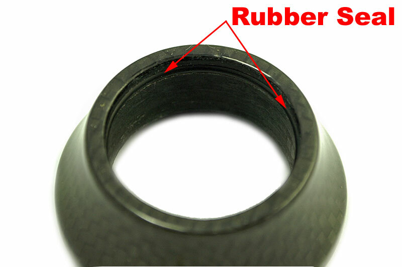 1-1/8″ OMNI Racer WORLDS LIGHTEST Headset Conical Carbon Spacer 20mm MATTE
