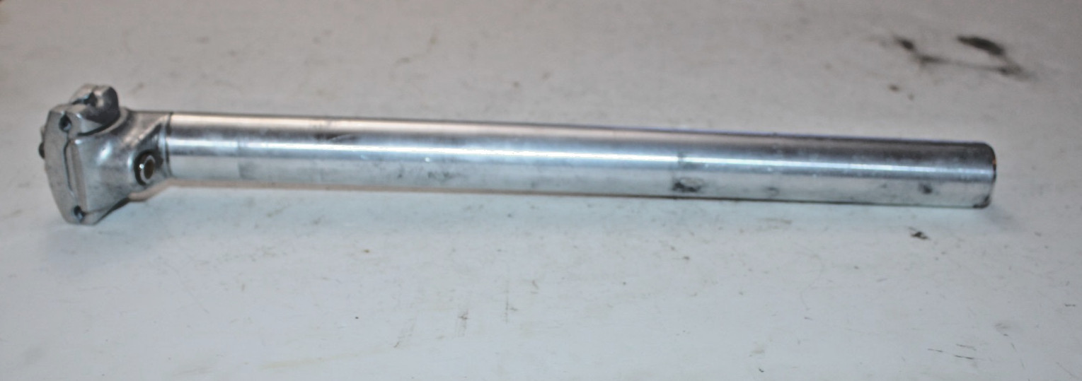 MTB Bike Seatpost Seat Tube 30.8x400mm 25mm Offset Silver Aluminum Gravel Hybrid