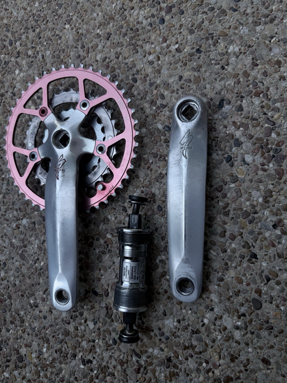 Vintage Specialized S-Works Forged 175 Mm Square Taper Japan MTB Kooka Ring
