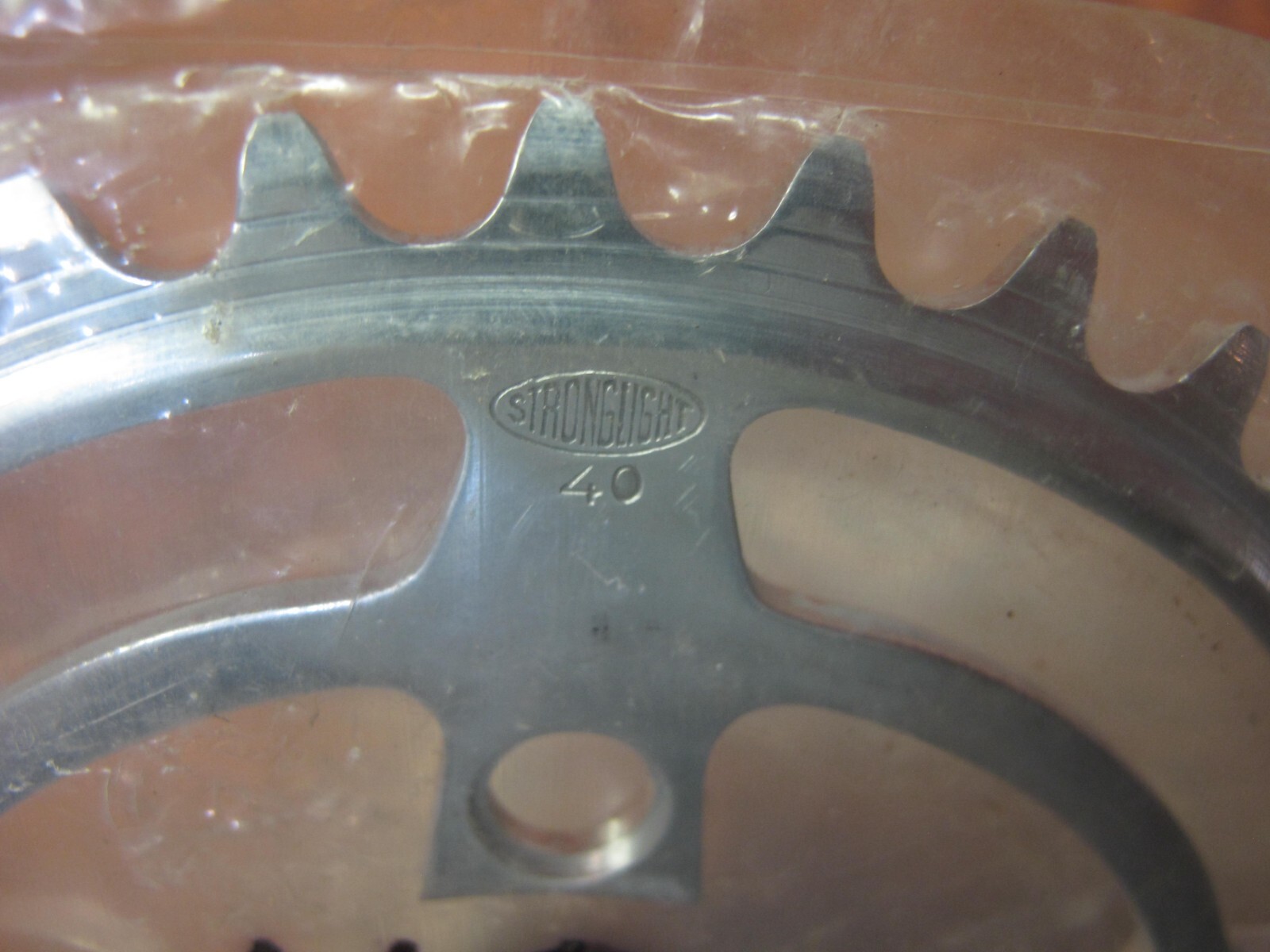 NOS VINTAGE STRONGLIGHT 5 BOLT 86 BCD 53T CHAIN RING