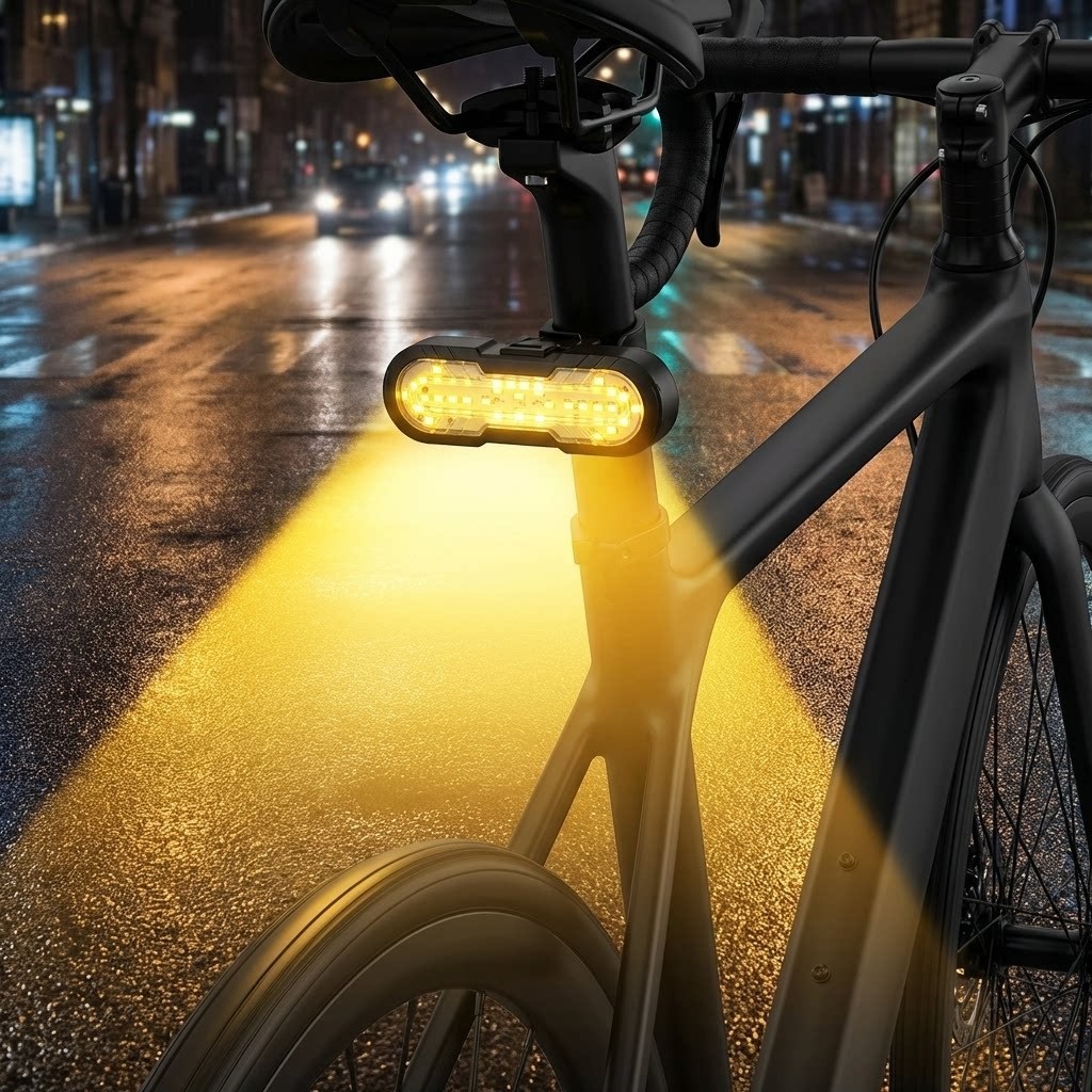 USB Rechargeable Bike Taillight with Wireless Remote 5 Modes and Function