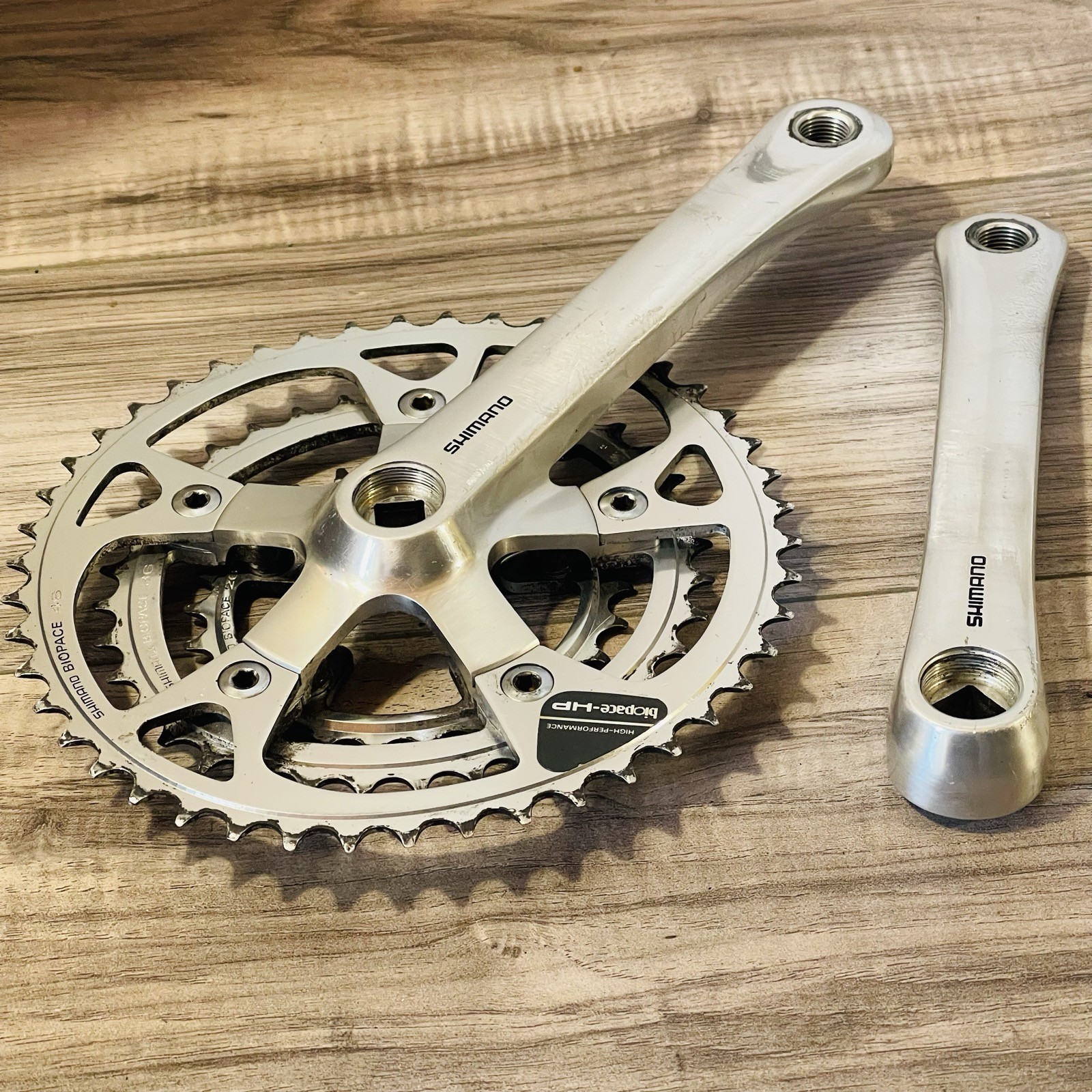 Shimano Deore XT FC-M730 175 Biopace Square Taper Crankset  26 / 36 / 46