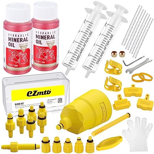 Hydraulic Brake Bleed Kit for Shimano,TEKTRO, MAGURA and Other Mineral Oil