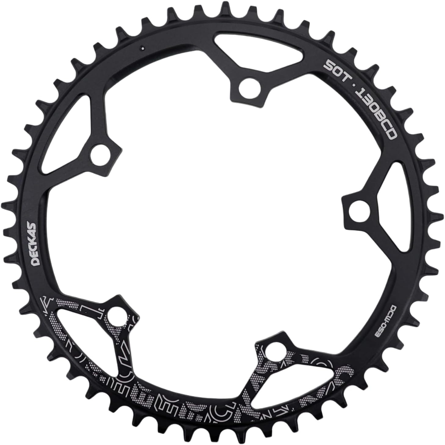 DJC Bike Chainring 130BCD 40T to 58T Round Chainwheel Narrow Wide Tooth Lightwei