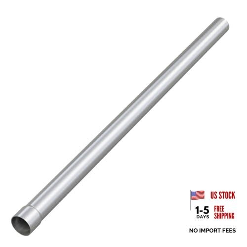 Straight Exhaust Pipe 2.25″ OD, Stainless Steel 30″ Long Mandrel Exhaust Tube