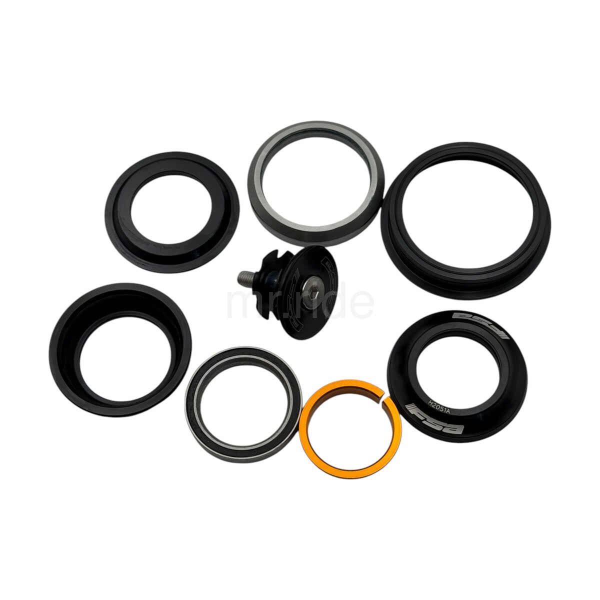 FSA Orbit 1.5 ZS Tapered Bike Headset 1-1/8″ 50mm/62mm OD Black,Cover 5.3mm