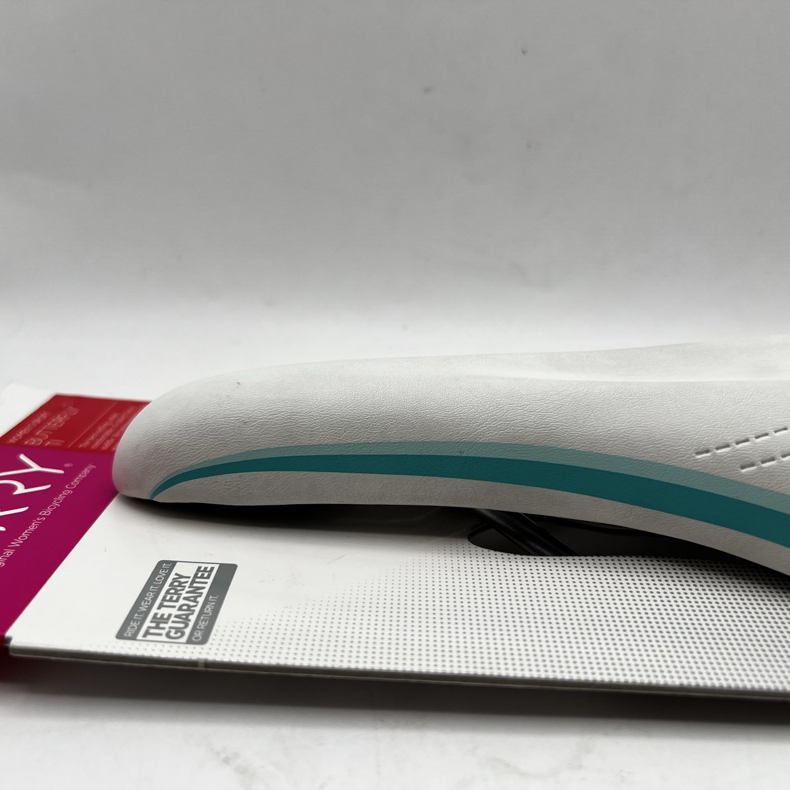Terry Women’s Butterfly Ti Bike Saddle Seat, Comfortable Center Cutaway, White