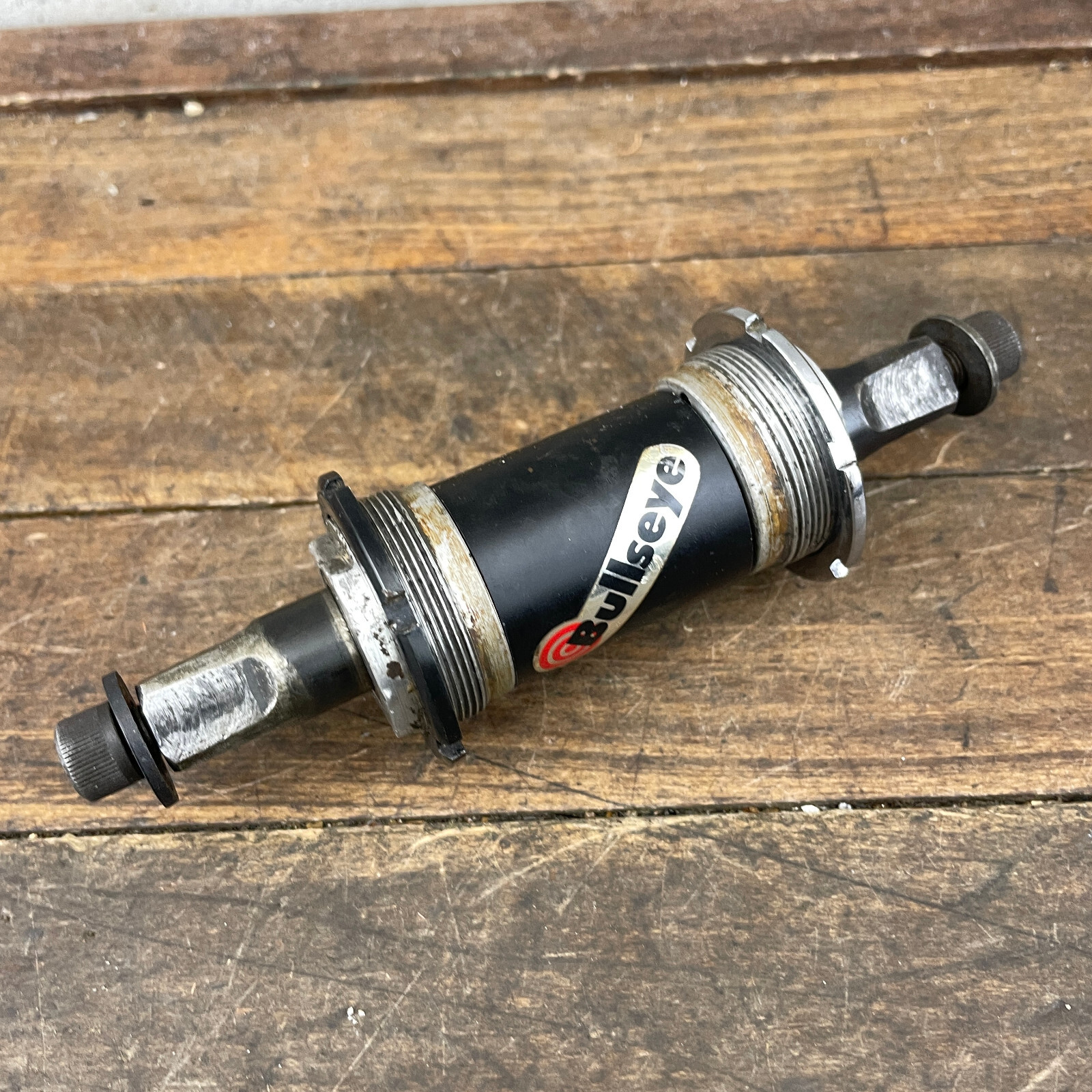 Vintage Bullseye Bottom Bracket Square 127 mm Spindle Shell Sealed Bearing PARTS