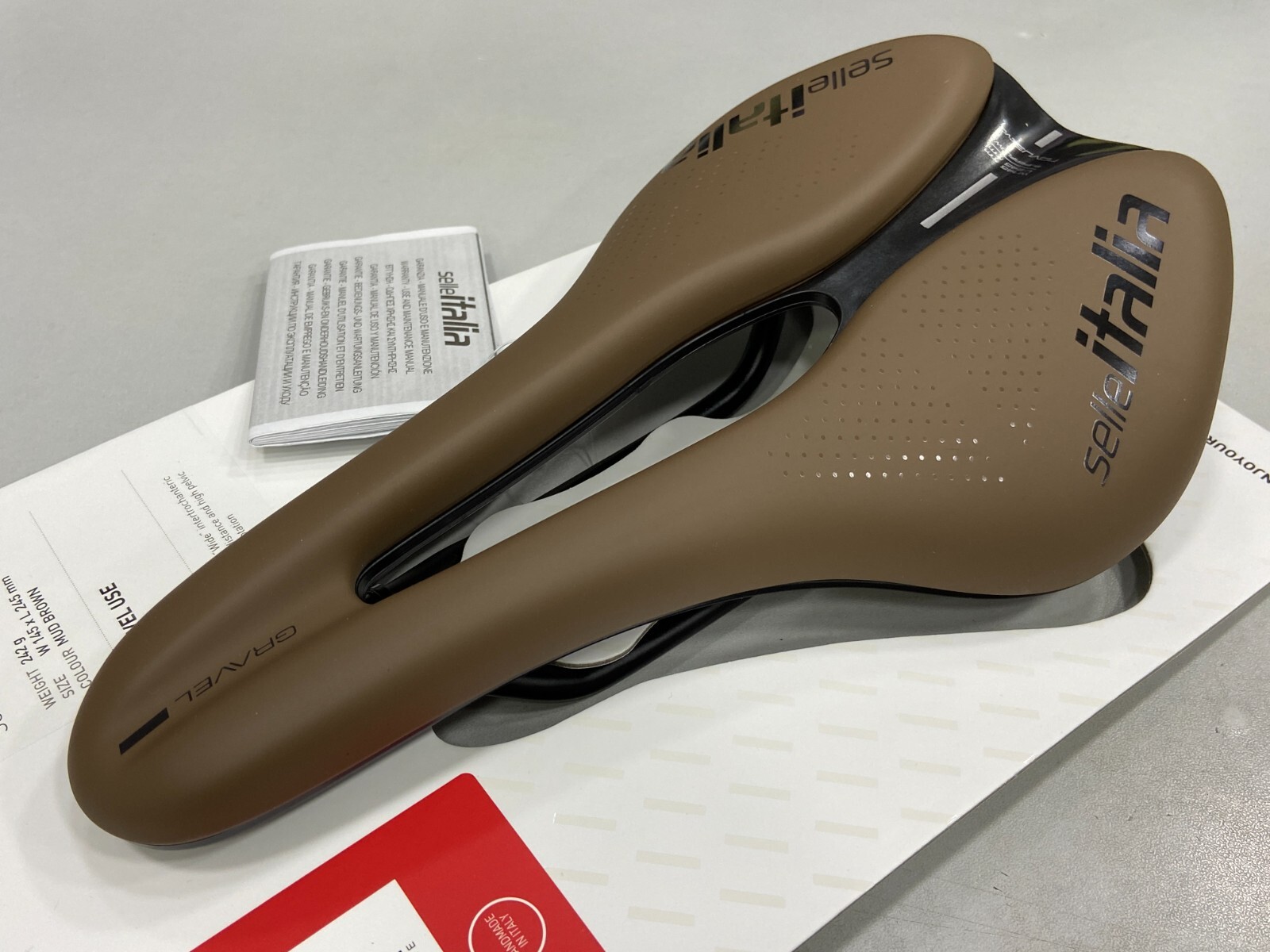 Selle Italia Novus Evo Boost Gravel TM Superflow L3 (145x245mm) Saddle Mud Brown