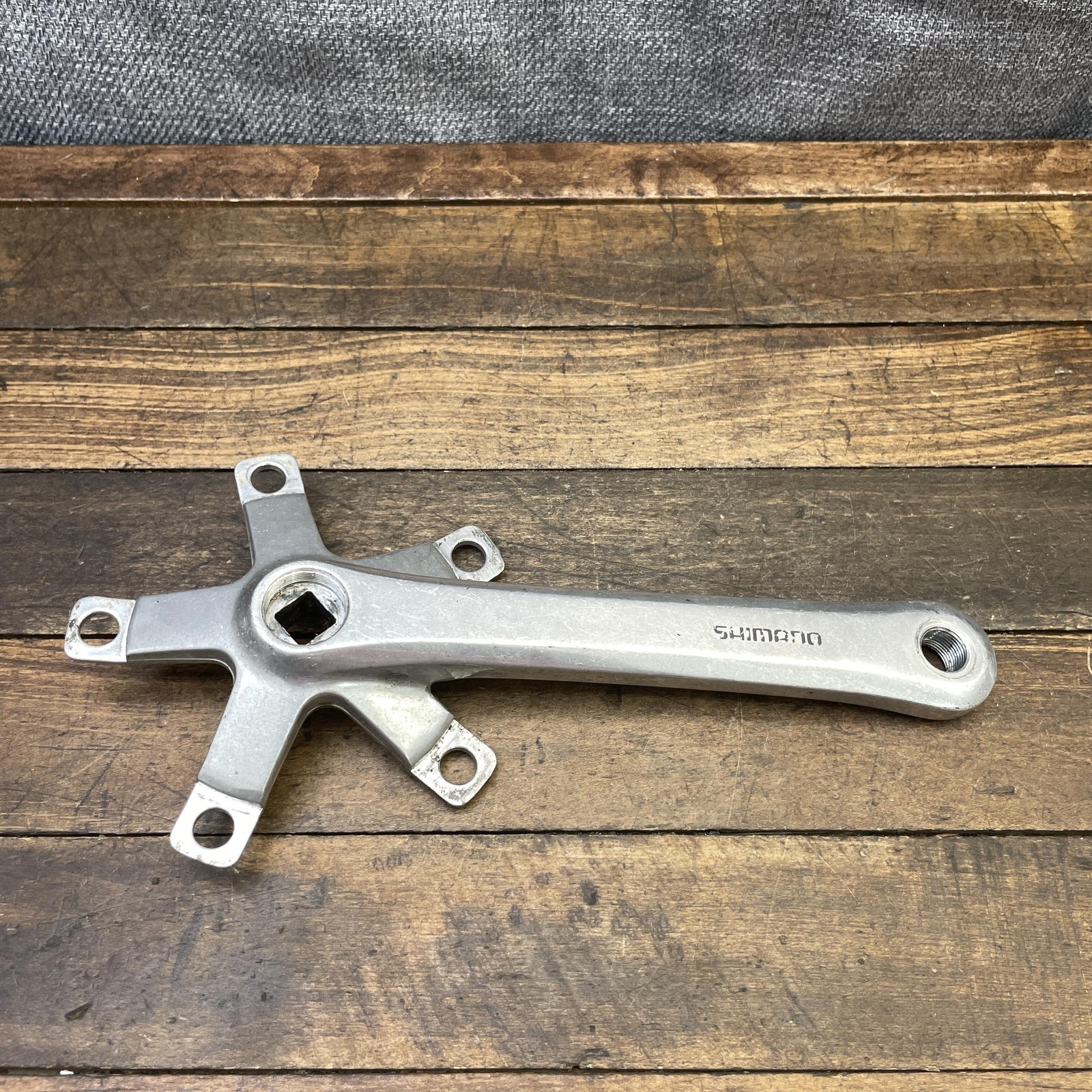 Vintage Shimano FC-B124 Crank Arm RIGHT 175mm 110 BCD Square Taper Road Bike
