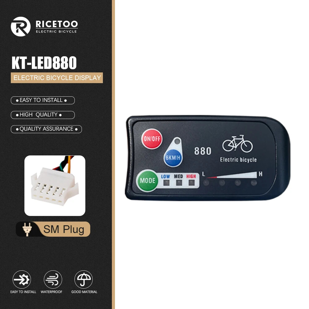 Electric Bicycle Display KT LCD3 LCD4 LCD5 LCD8H LCD9R 24V 36V 48V 72V Display