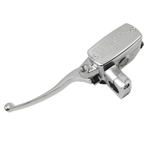 Universal 1″ 25mm Motorcycle Brake Master Cylinder Lever – Chrome Handle – Left