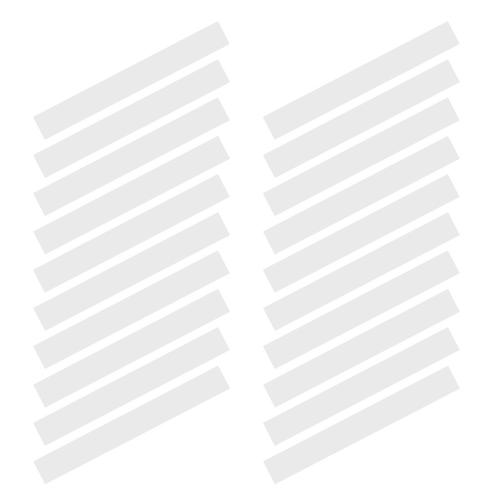 20 Pcs Rack Sticker Adhesive Decals Frame