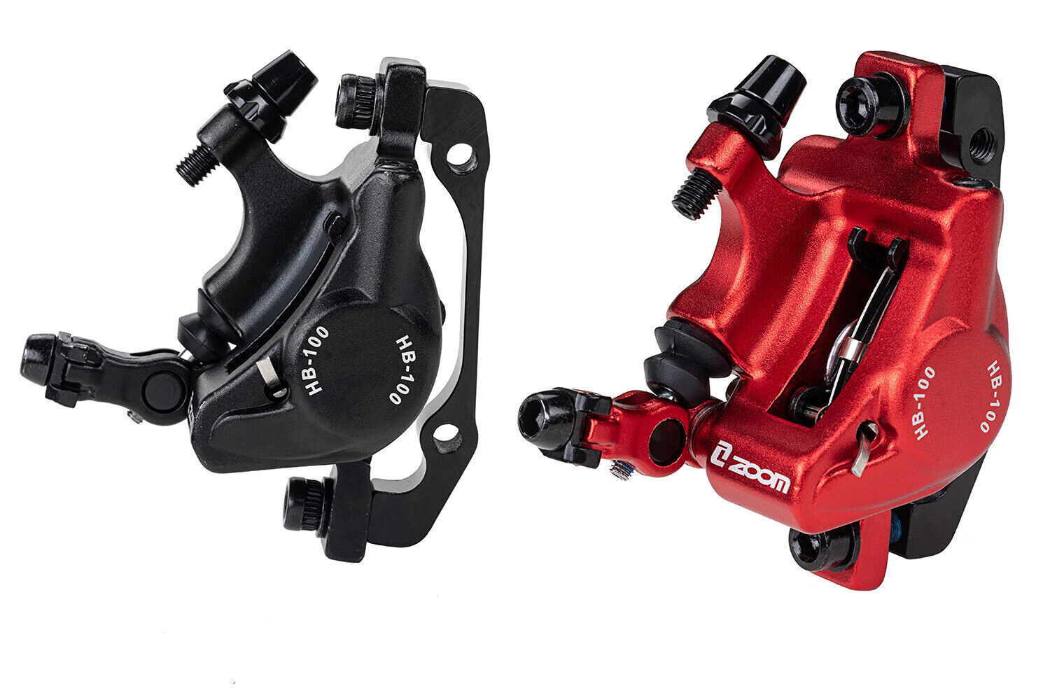 ZOOM XTECH HB100 Linear Pull Disc Brake Caliper Front Rear MTB Bike IS/PM 160mm