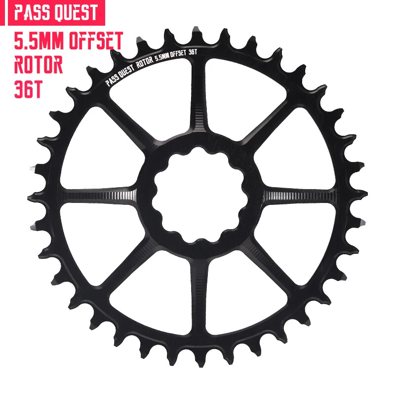 5.5mm Offset Crank Chainring Positive and Negative Teeth Chain Bicycle Sprocket