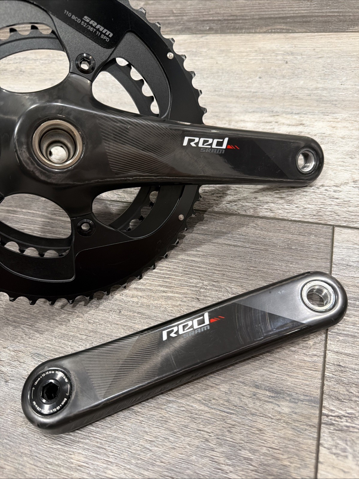 SRAM Red 22 Carbon Crankset GXP 172.5mm 52/36t