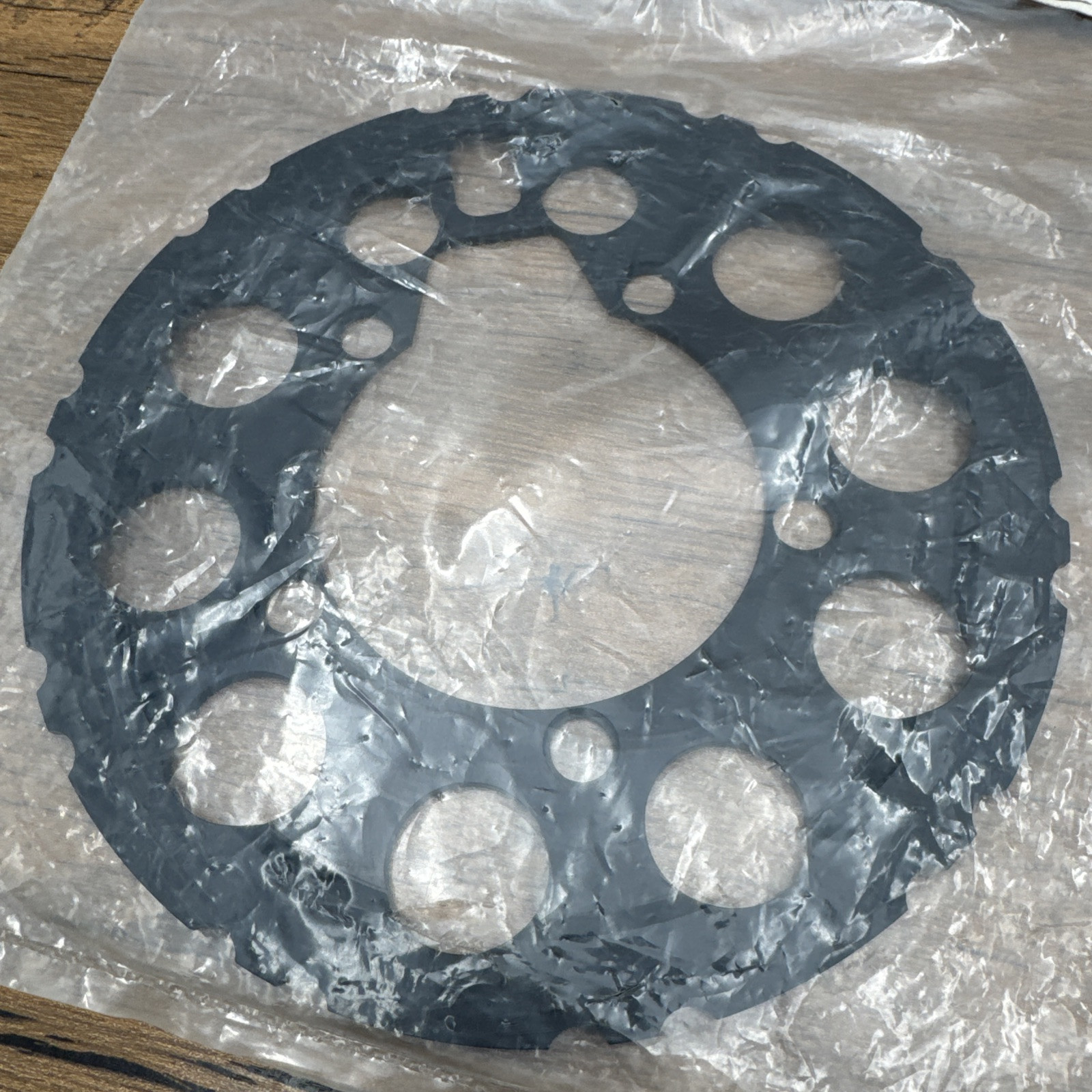 Vintage Crystal Design Chain Ring Guard 94 BCD 42 Tooth Black 42t