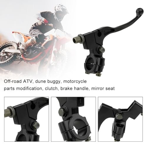 7/8″ Motorcycle Left Clutch Brake Handle Lever Perch, Mini Pit Dirt Motor Bike
