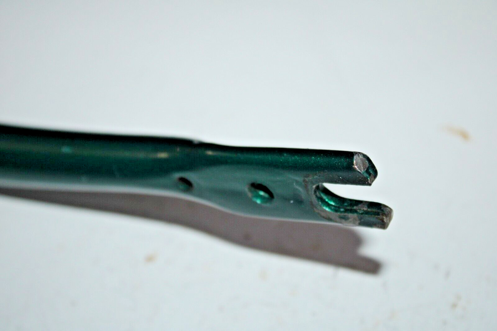 Vintage Touring Road Bike Fork 1″ Threaded 170mm Green Steel Hybrid USA Shipper