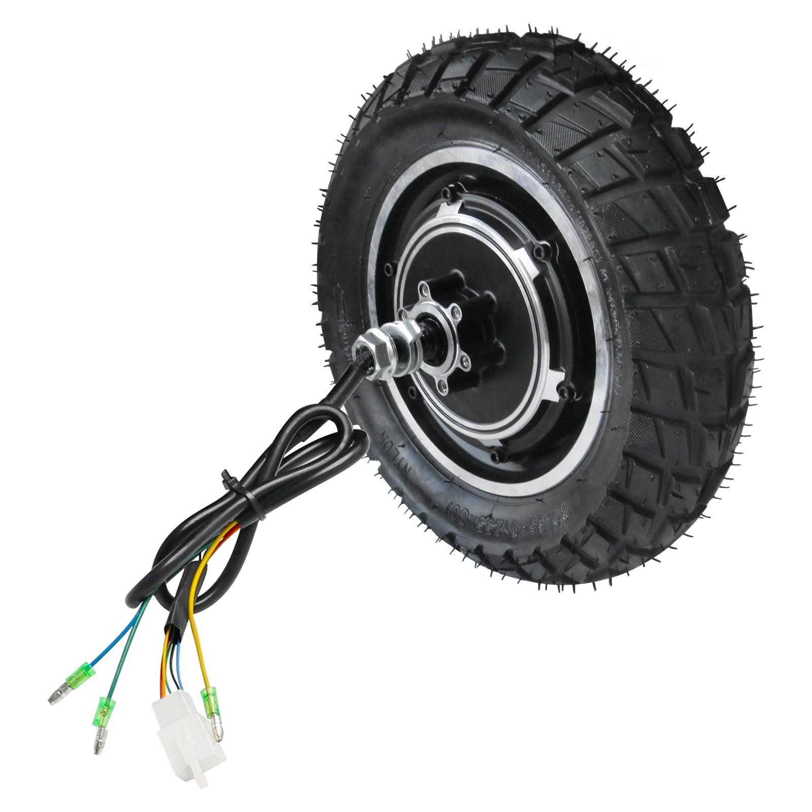10″ Wheel Hub Motor 350W 48V Electric Bike Scooter E-Bike Hub Motor Wheelbarrow