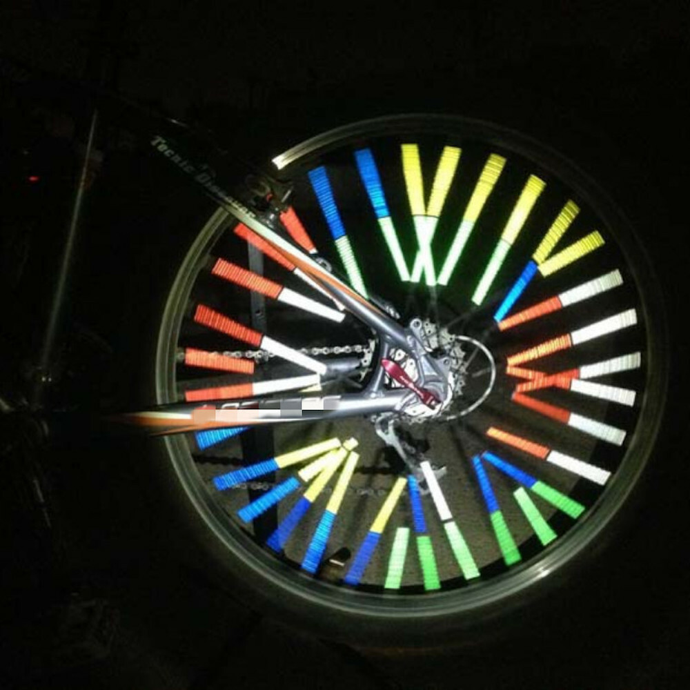 SET/LOT 12 PCS REFLECTORS Bicycle Bike Wheel Tire Spoke FOR CYCLING BIKES RACING