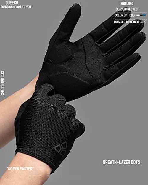 Cycling Gloves – Men & Women’s Bike Gloves Large(Plam width 8.5-9cm)) Black