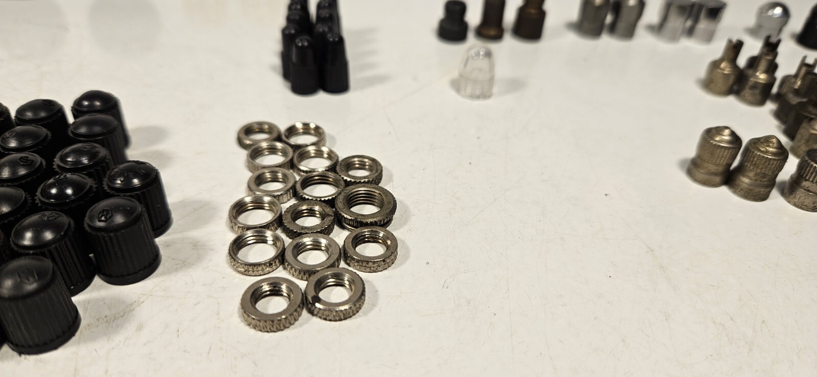 Bicycle Tube Valve Caps Plastic & Metal Miscellaneous