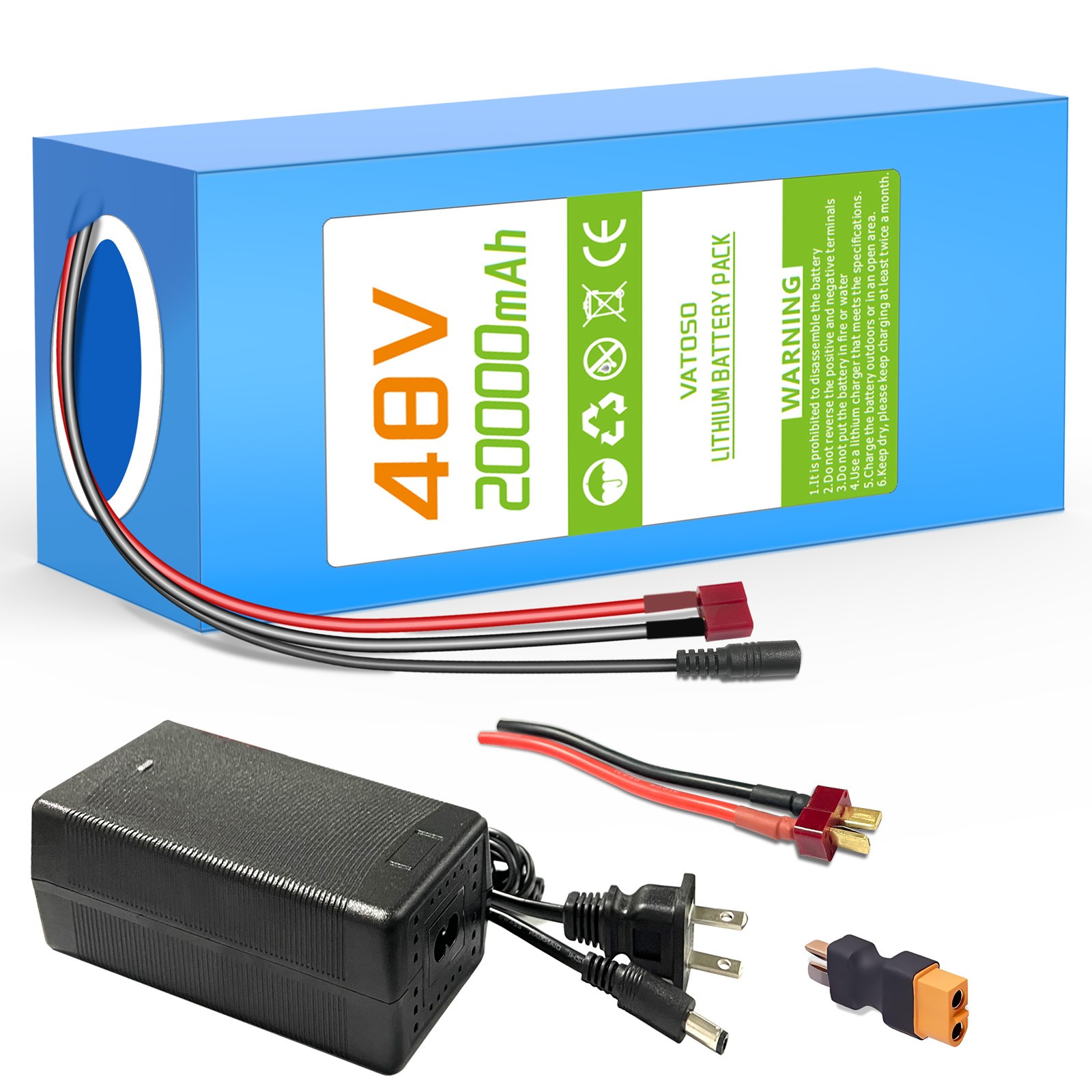 48V20AH Lithium Battery for 200W-1000W DIY motors