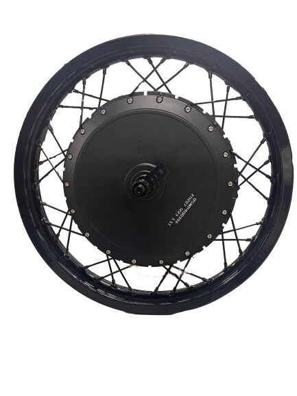 QS V3 273 40H Motorcycle rim 17» 18″ 19″ 21*1.85in 72v 8000W Ebike Motor Wheel