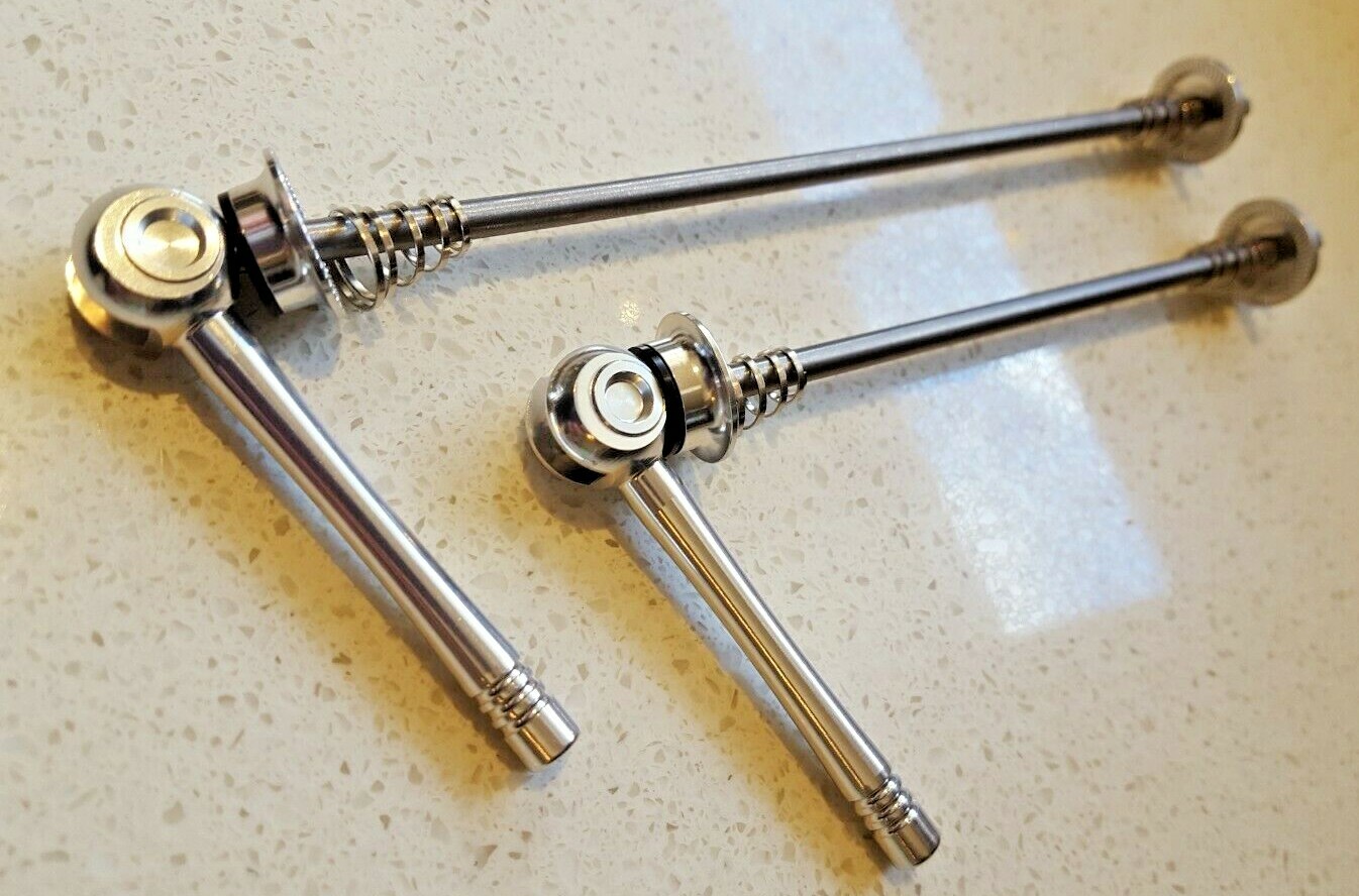 SKEWERS, Titanium & Alloy, «AEROZINE» 45 g, a pair, Quality, Strong & SILV Anod.