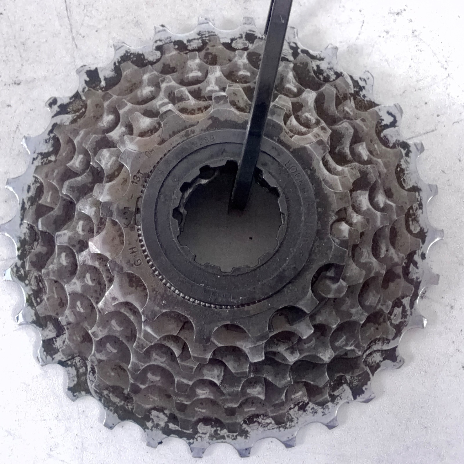 Shimano Vintage Hyperglide 7 Speed Cassette 13-28