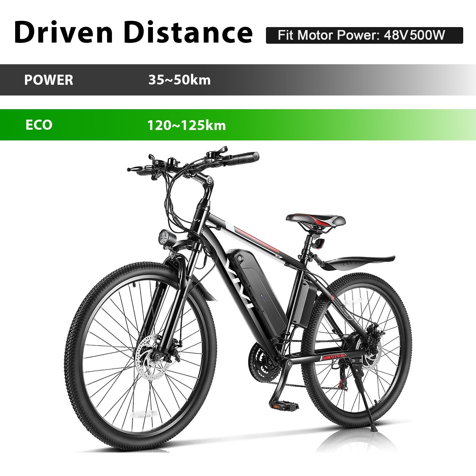 Vivi Ebike Battery 48V 10.4Ah Vivi Electric Bike Battery 48V Lithium Battery